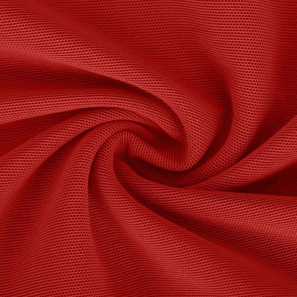 XL Popilush Red Shapewear Illusion Mesh Long Sleeve Tummy Control Bodysuit - Picture 5 of 10